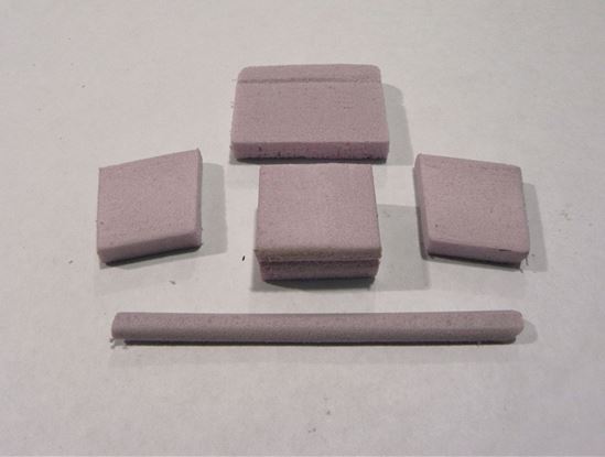 Figure 2.  Parts of the Plastic Foam Easy Chairs