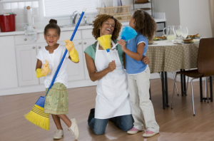 Cleaning Tips with Kids