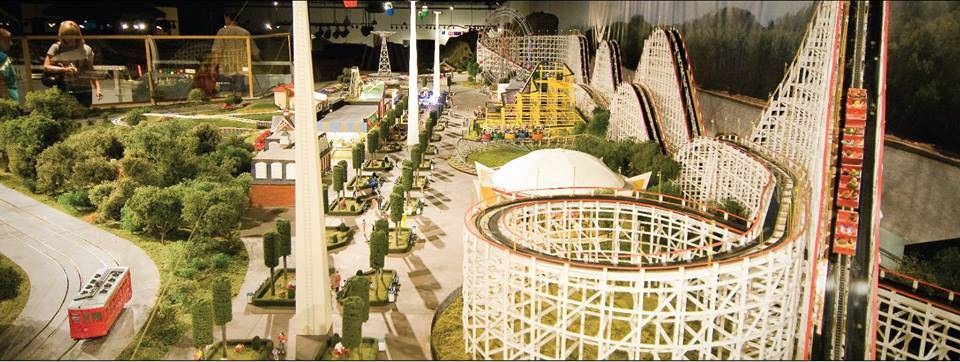 Historic Coney Island replica at EnterTRAINment Junction