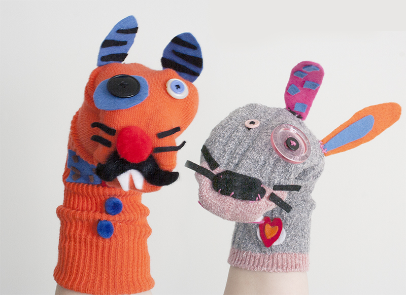 sock puppets